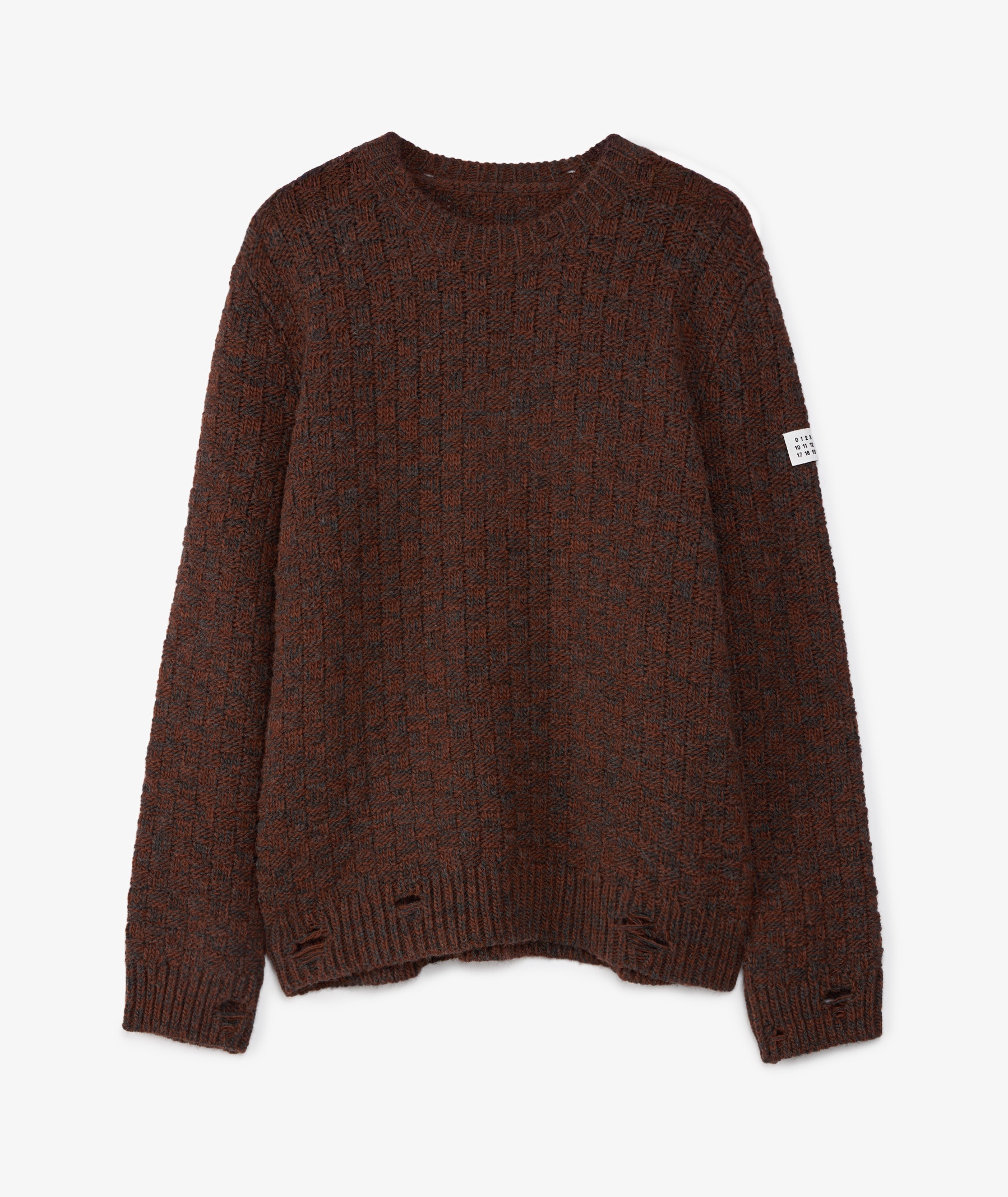 MAISON MARGIELA Sweater | Dark Grey Melange - Brown | SVD USA