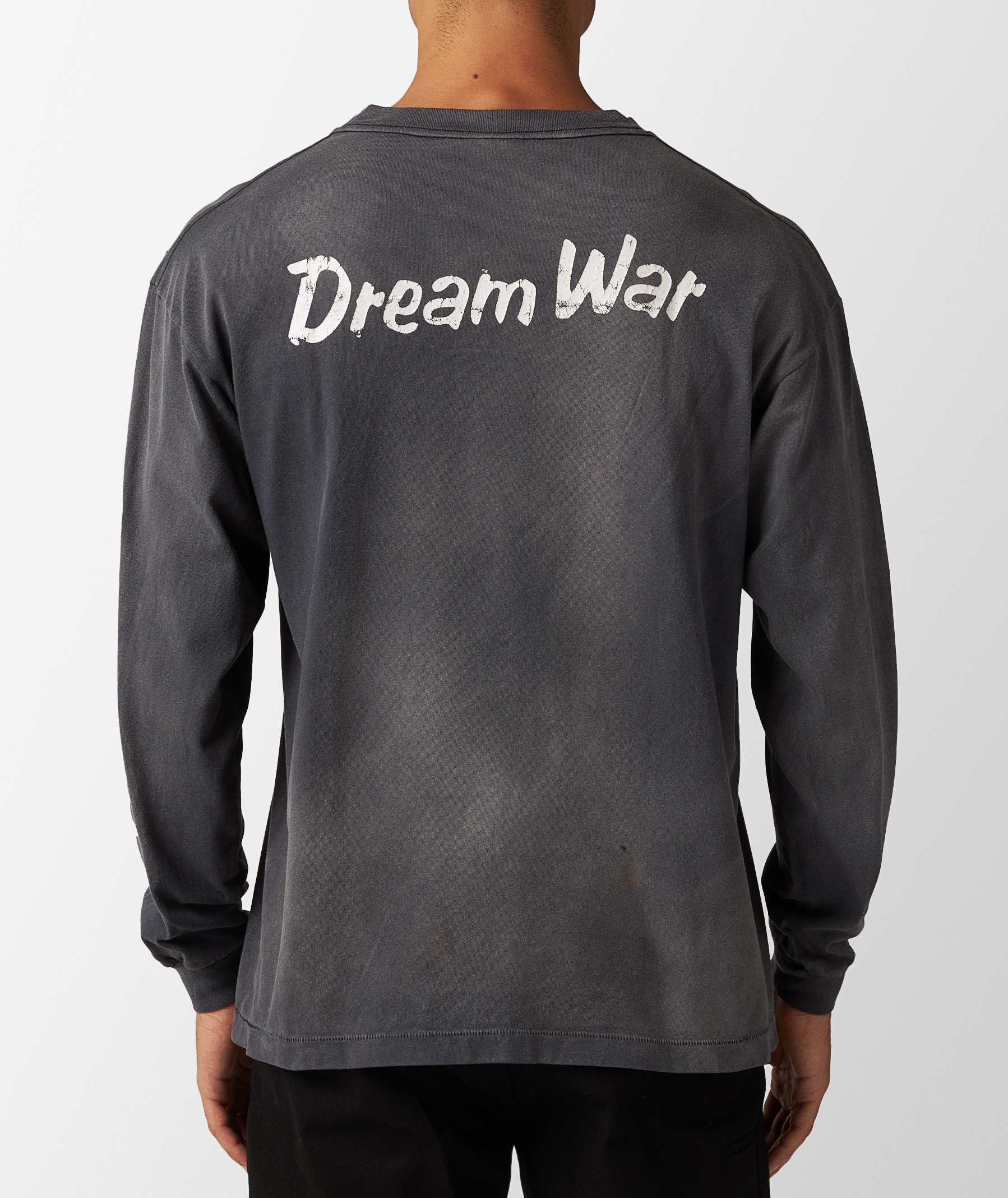Grey SAINT Mxxxxxx Dream War Long Sleeve T-Shirt | SVD
