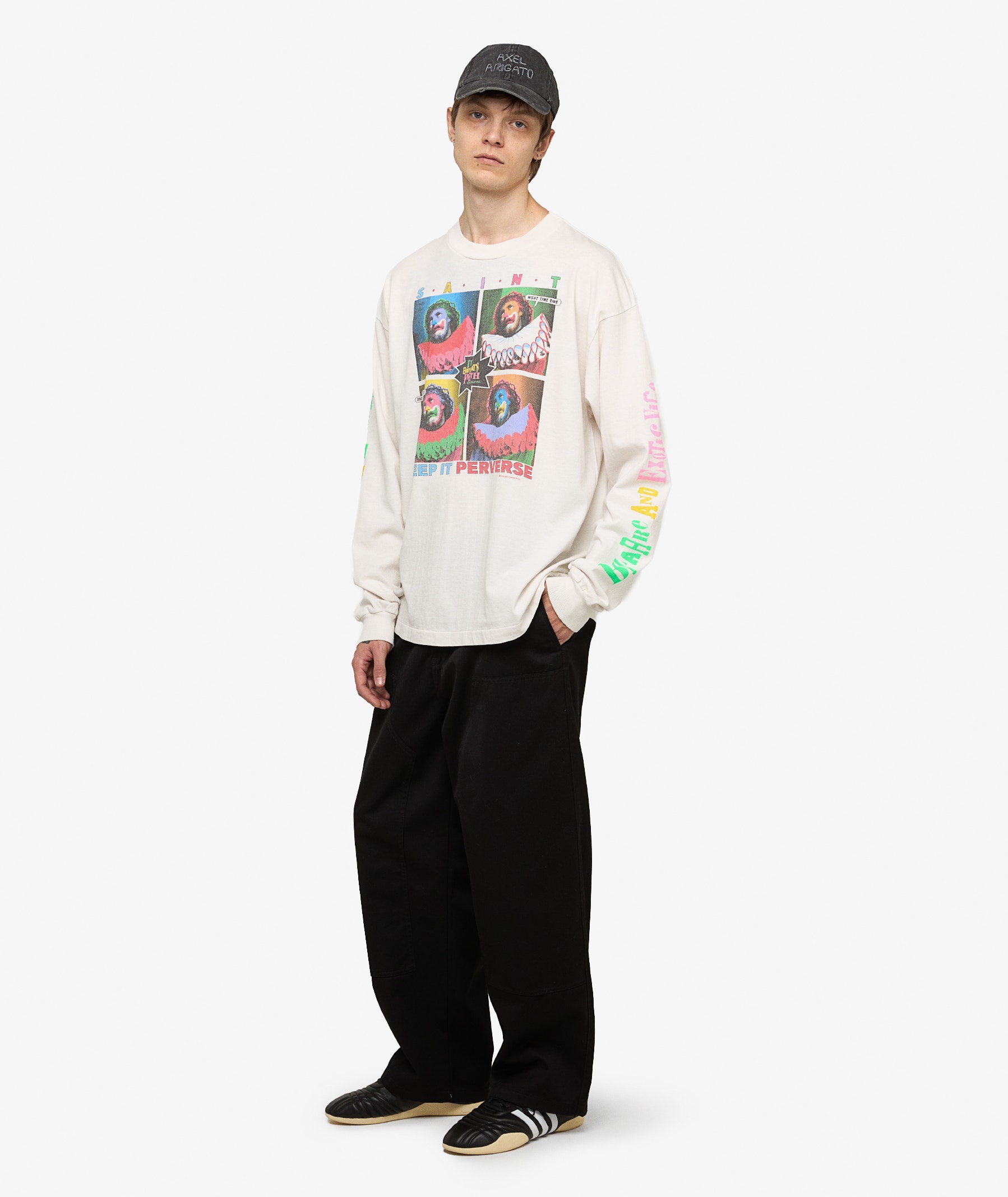 SAINT Mxxxxxx Keep It Long Sleeve T-Shirt | Off White | SVD USA