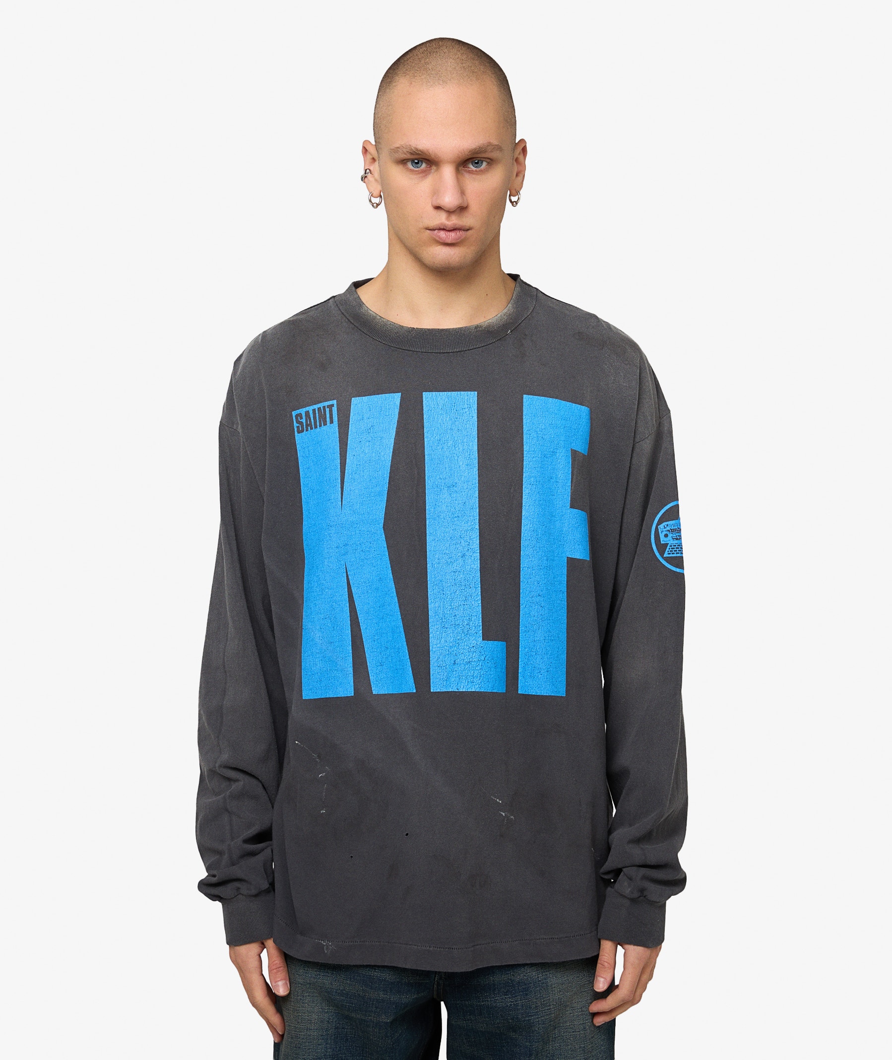 SAINT Mxxxxxx KLF Long Sleeve T-Shirt | Charcoal | SVD