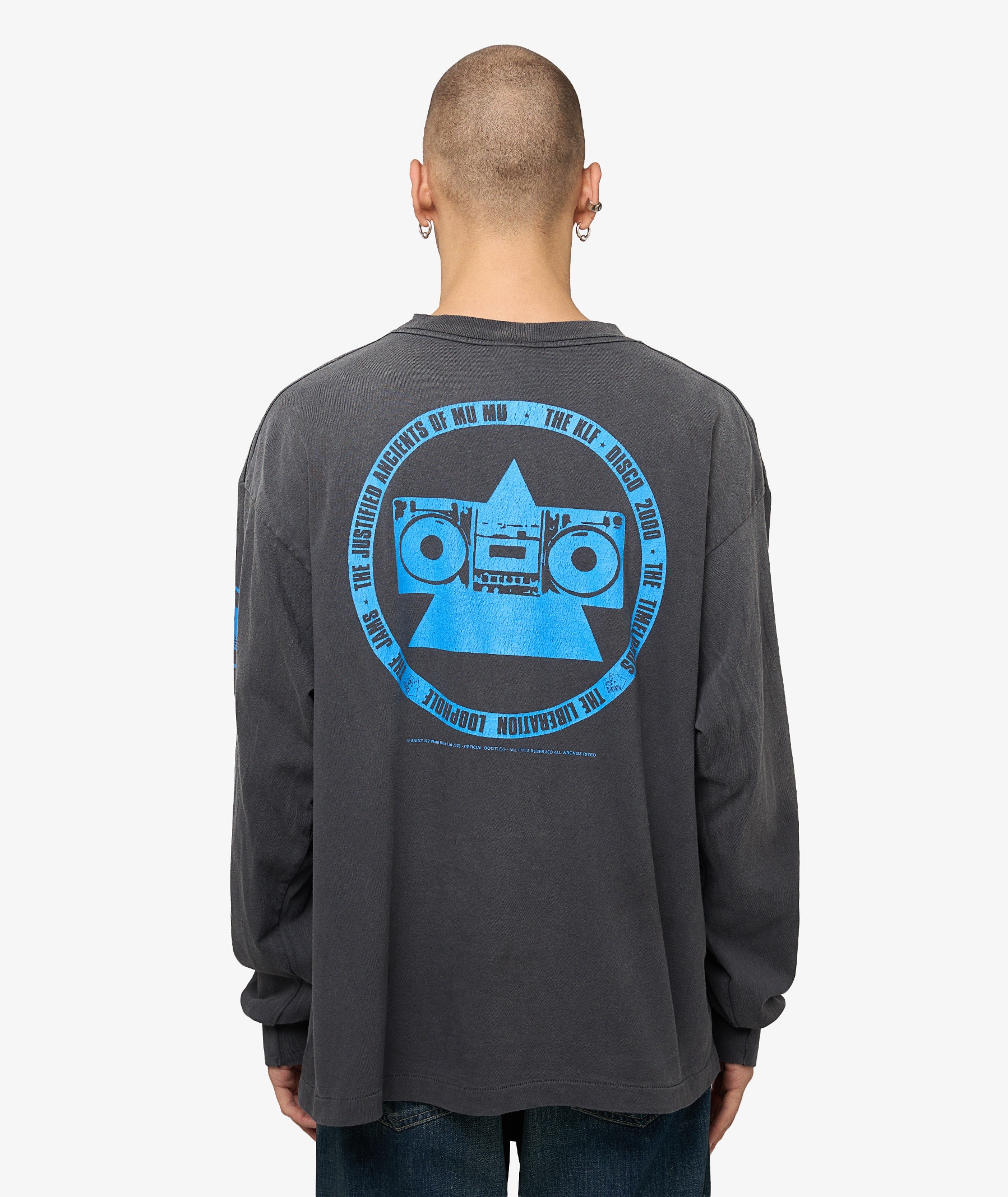SAINT Mxxxxxx KLF Long Sleeve T-Shirt | Blue Klf Black | SVD USA