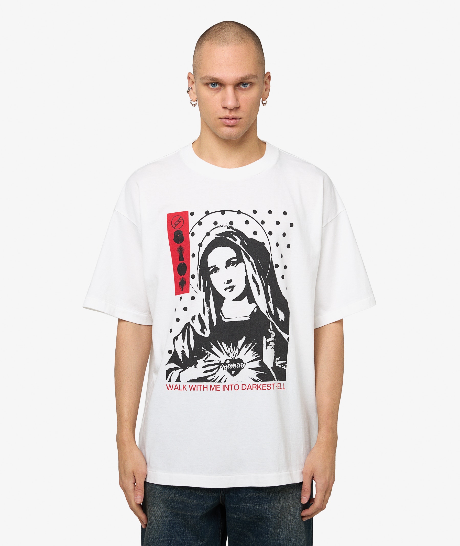SAINT Mxxxxxx Maria T-Shirt | White | SVD USA