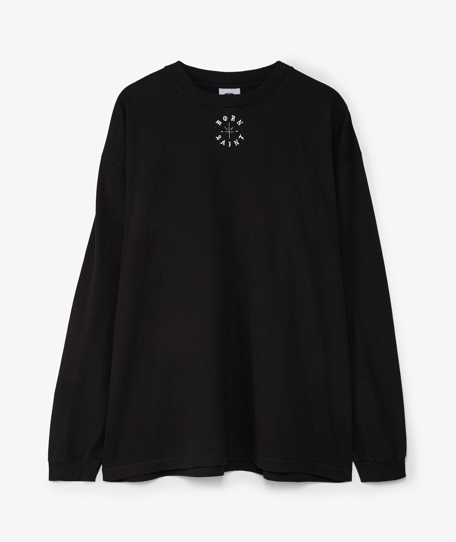 Comme des Garçons Shirt Plain Knit Long Sleeve T-Shirt | Black