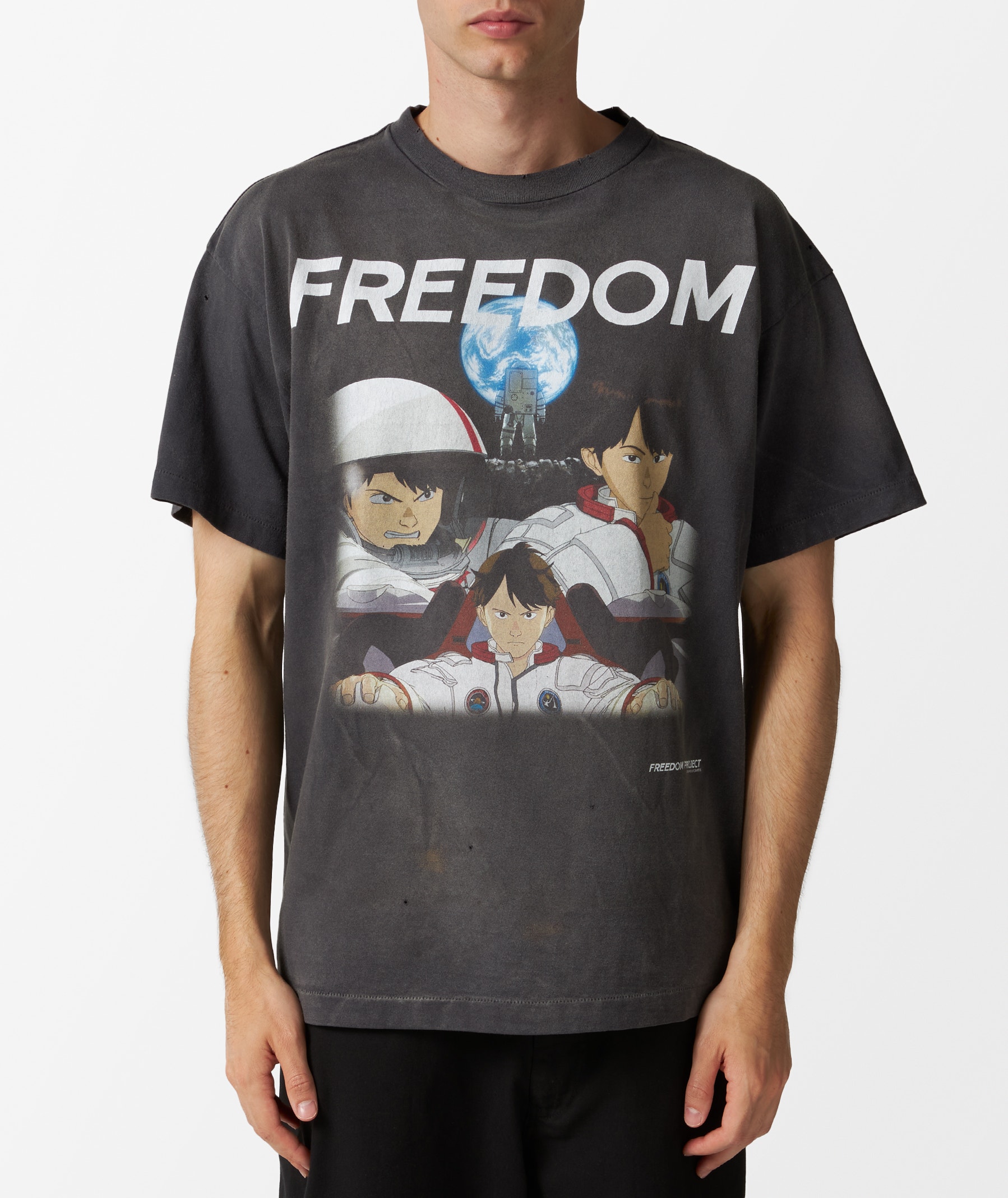 SAINT Mxxxxxx Freedom T-Shirt in Gray | SVD USA