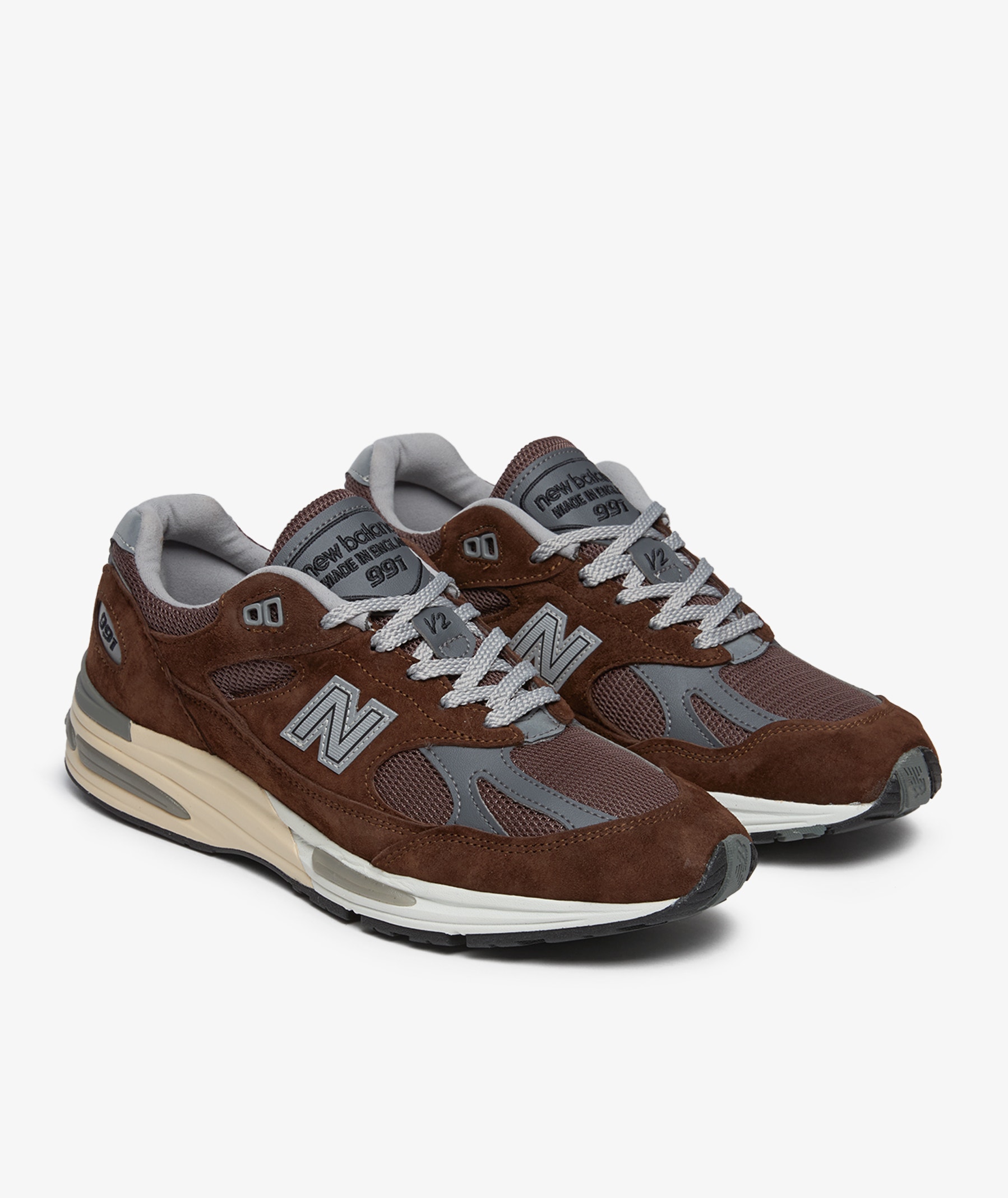 New Balance 991 V2 Made in UK in Brown | SVD USA