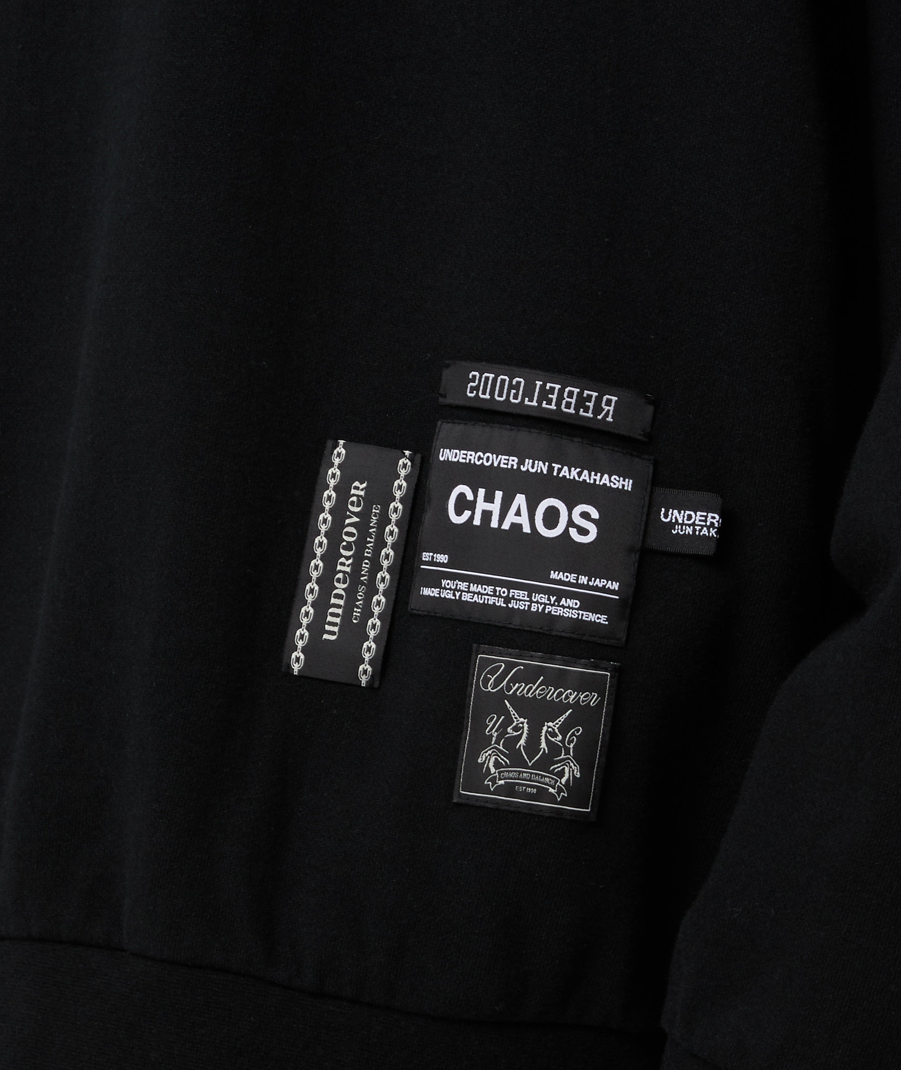 Undercover C/S Crewneck in Black | SVD USA