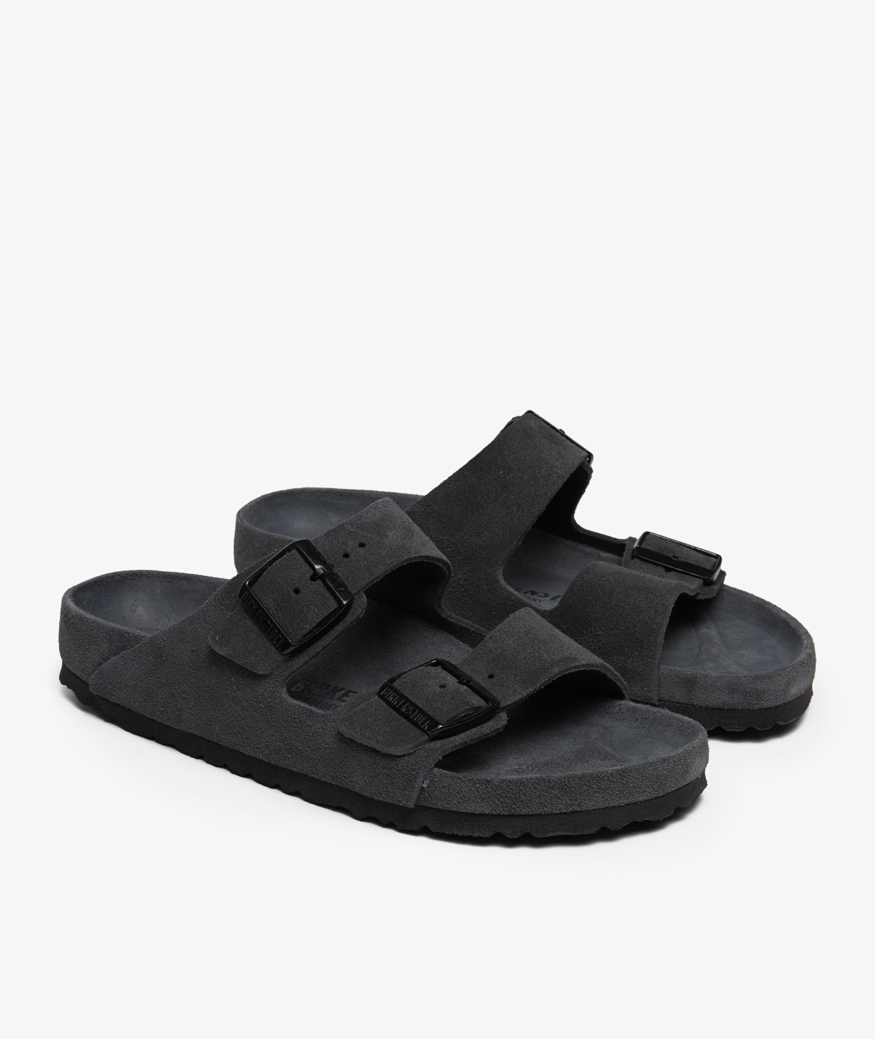 Birkenstock Arizona BS Suede Leather | Allover Charcoal | SVD USA