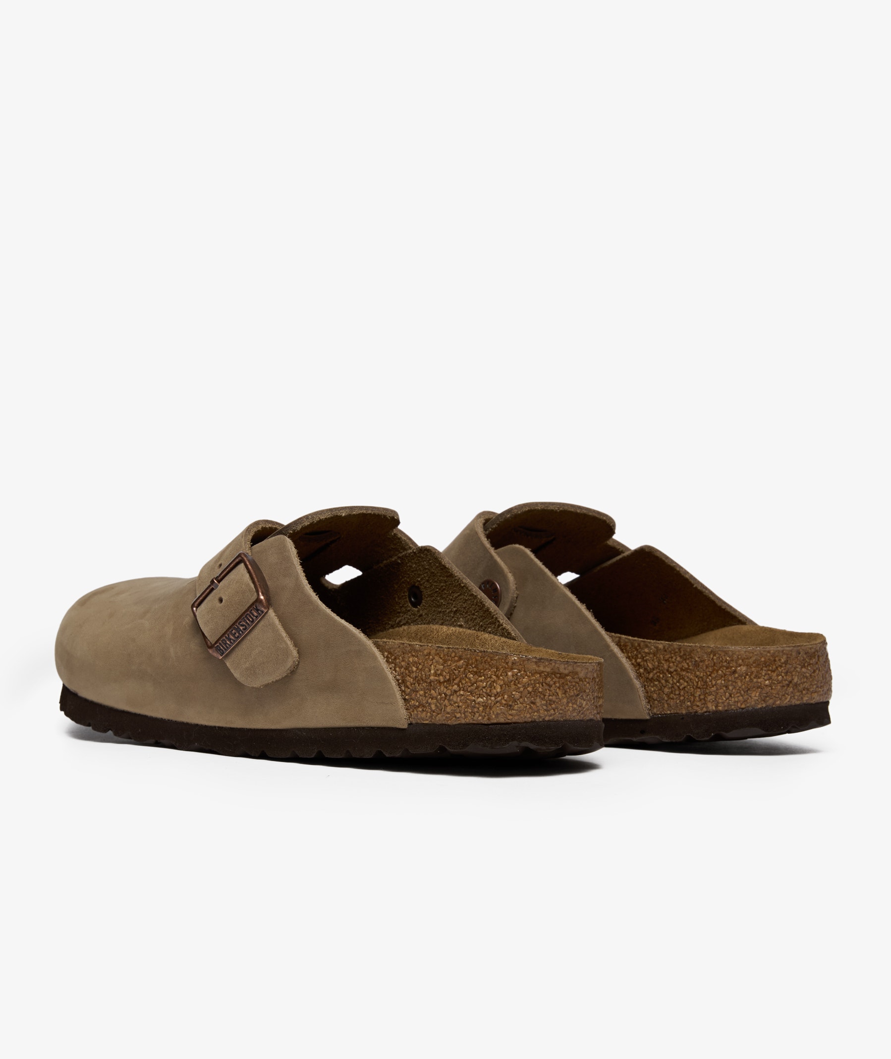 Birkenstock Boston Natural Oiled Leather in Light Brown | SVD USA
