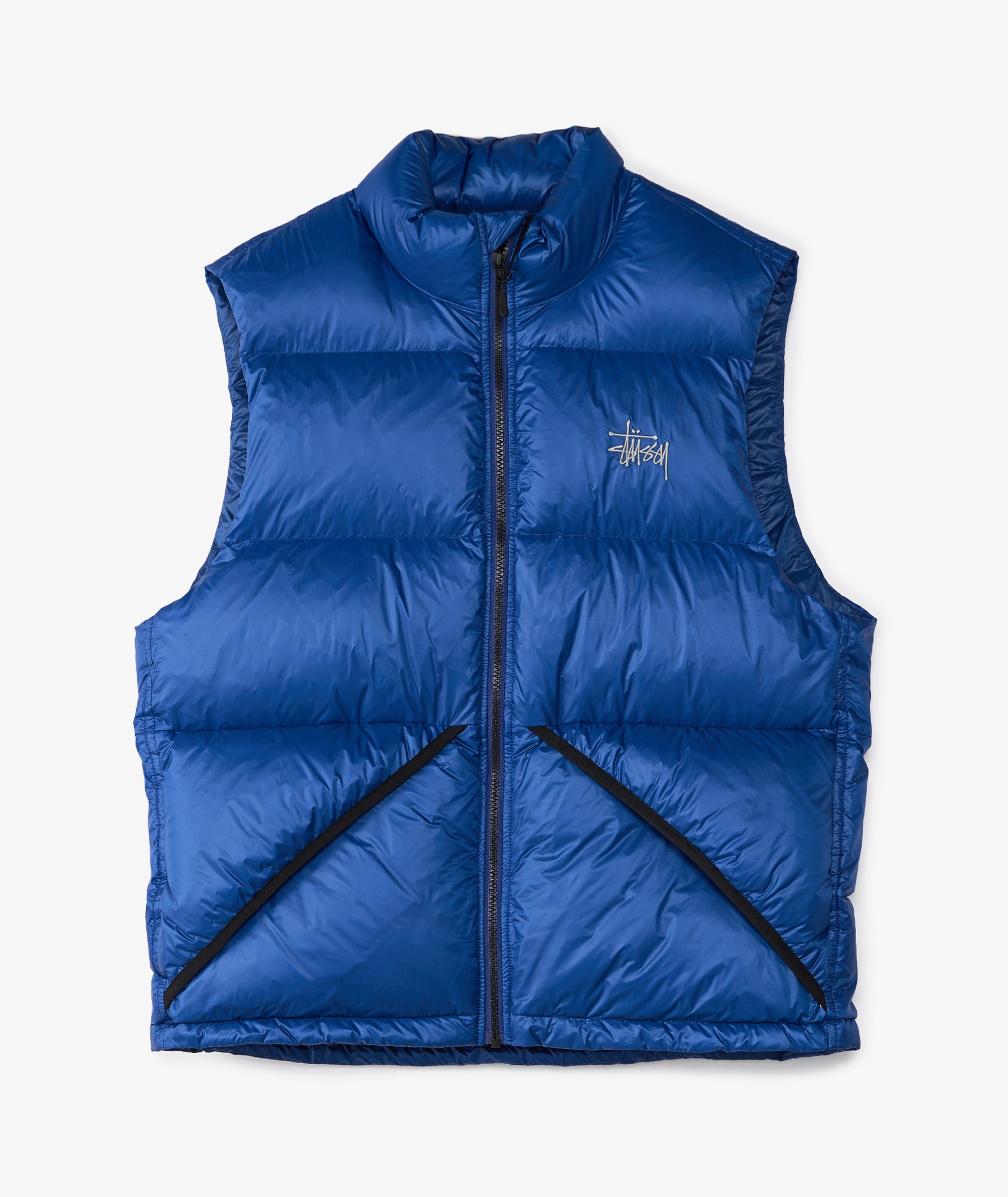 Stüssy Micro Ripstop Down Vest Jacket | 115895-BLAC | SVD USA