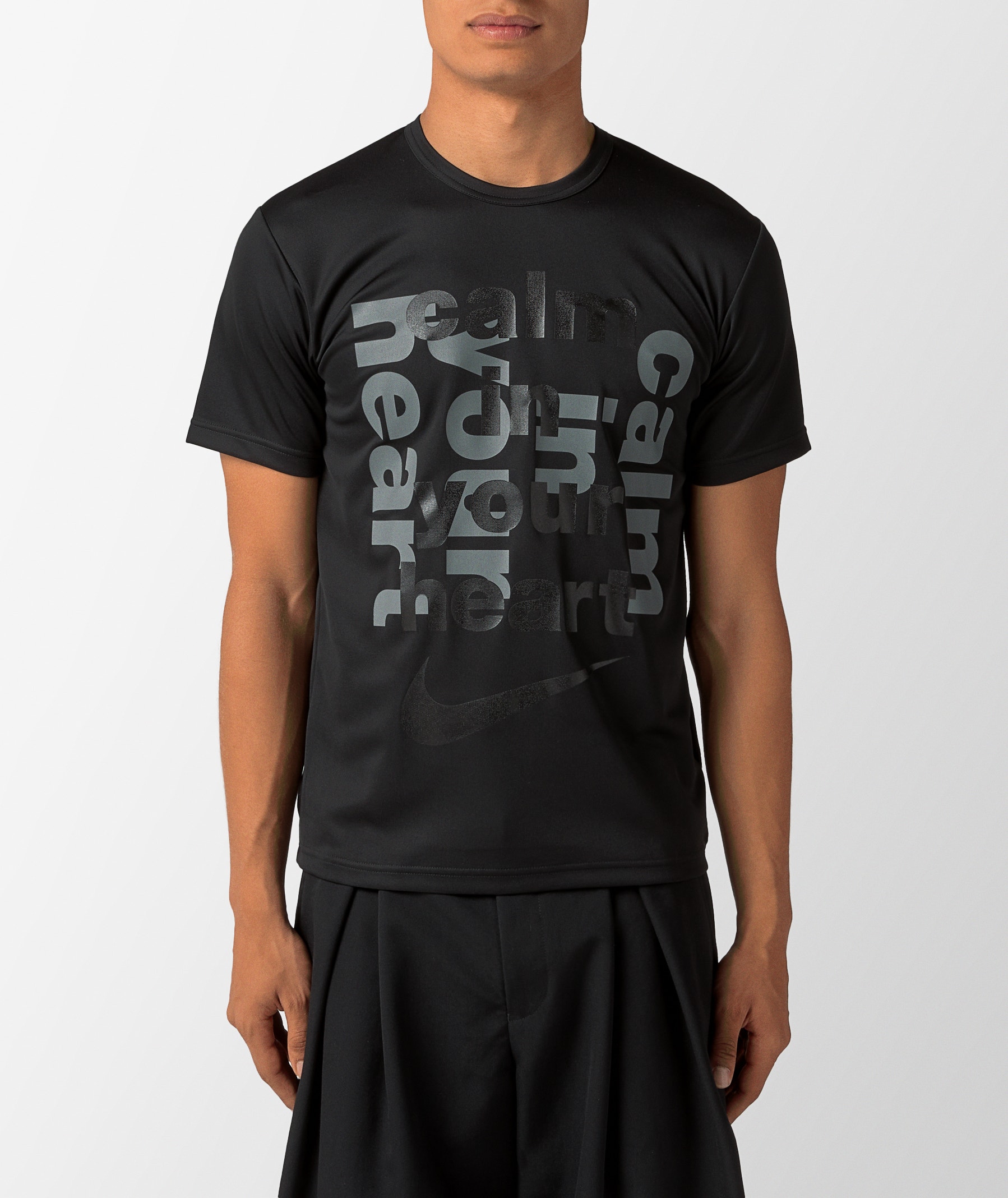Black Comme des Garçons Black Unisex T-Shirt x Nike | SVD