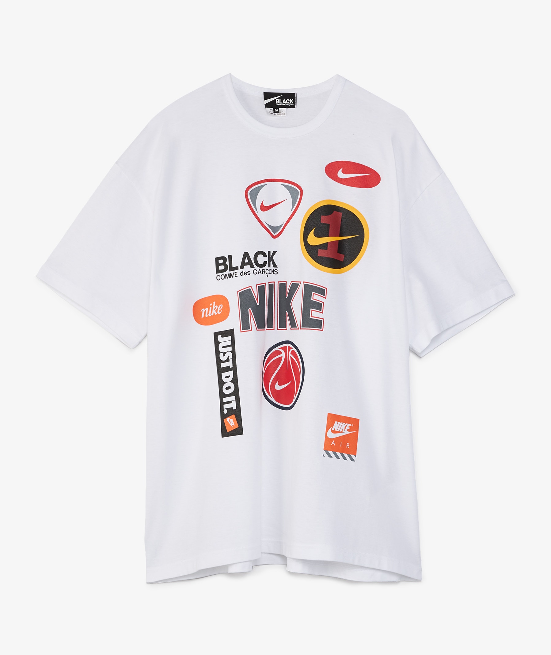 Comme des Garçons Black T-Shirt x Nike in White | SVD USA