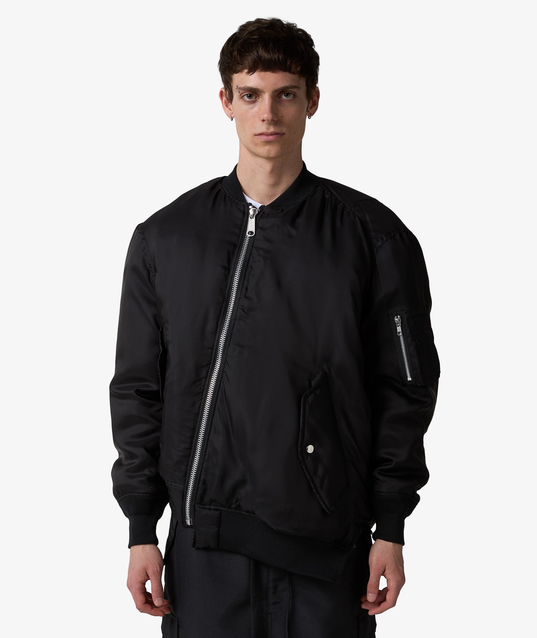 Comme des Garçons Black MA-1 Bomber Jacket in Black | SVD USA