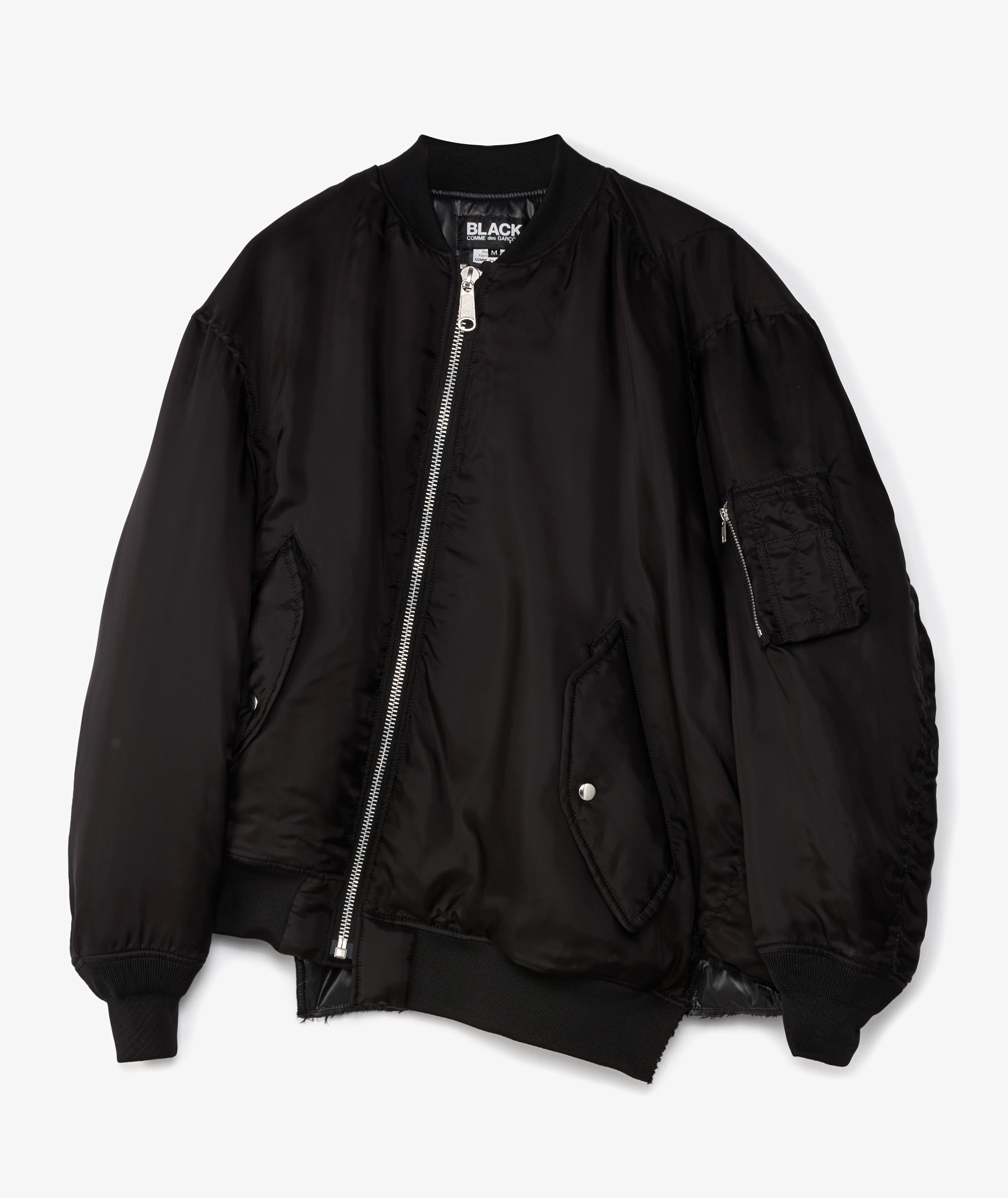 Comme des Garçons Black MA-1 Bomber Jacket in Black | SVD USA