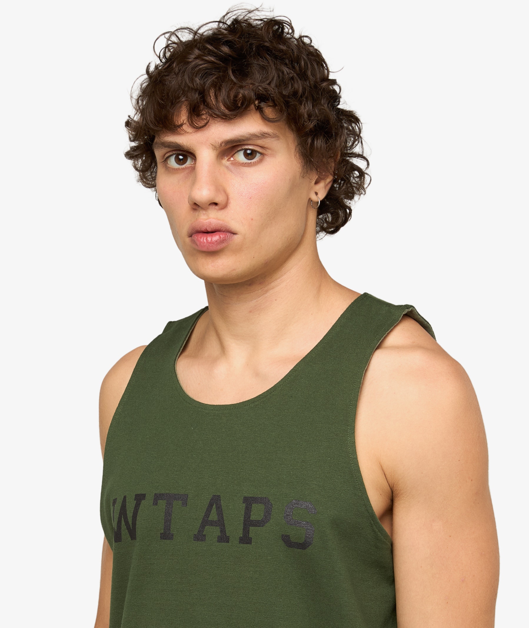 WTAPS Muddy Tank T-Shirt | Olive Drab | SVD
