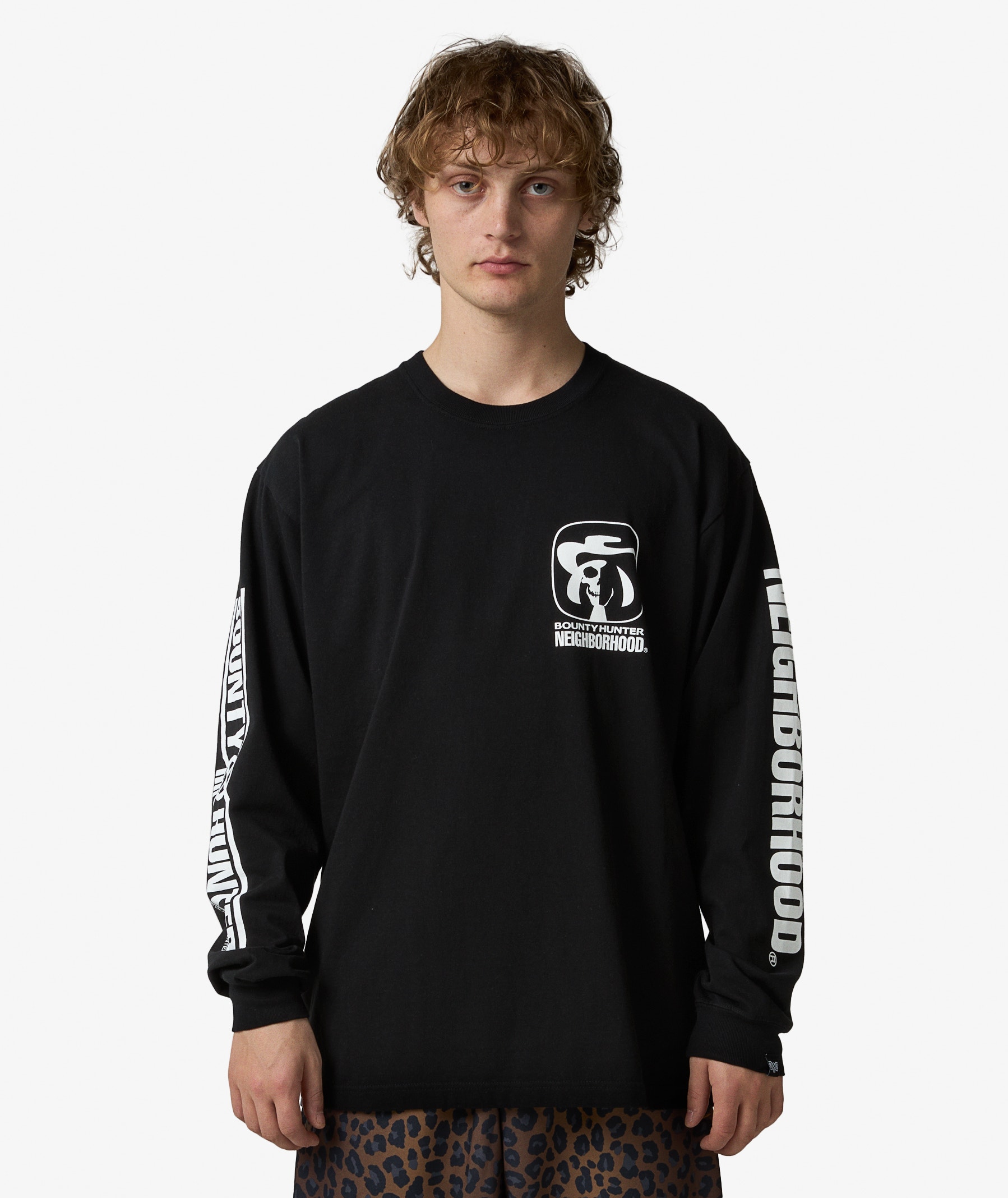 Neighborhood NH 2 Long Sleeve T-Shirt x Bounty Hunter | Black | SVD