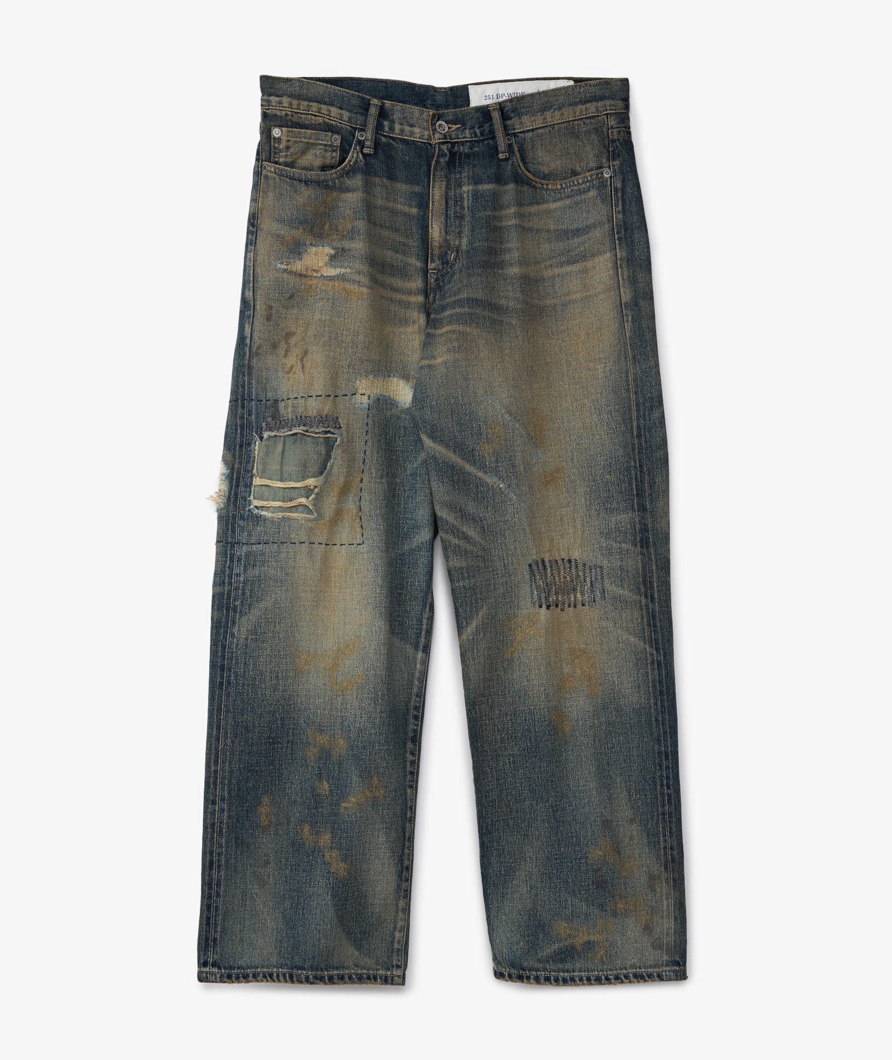 Neighborhood Savage Denim Wide Pants | 251XBNH-PTM07-IN | SVD USA