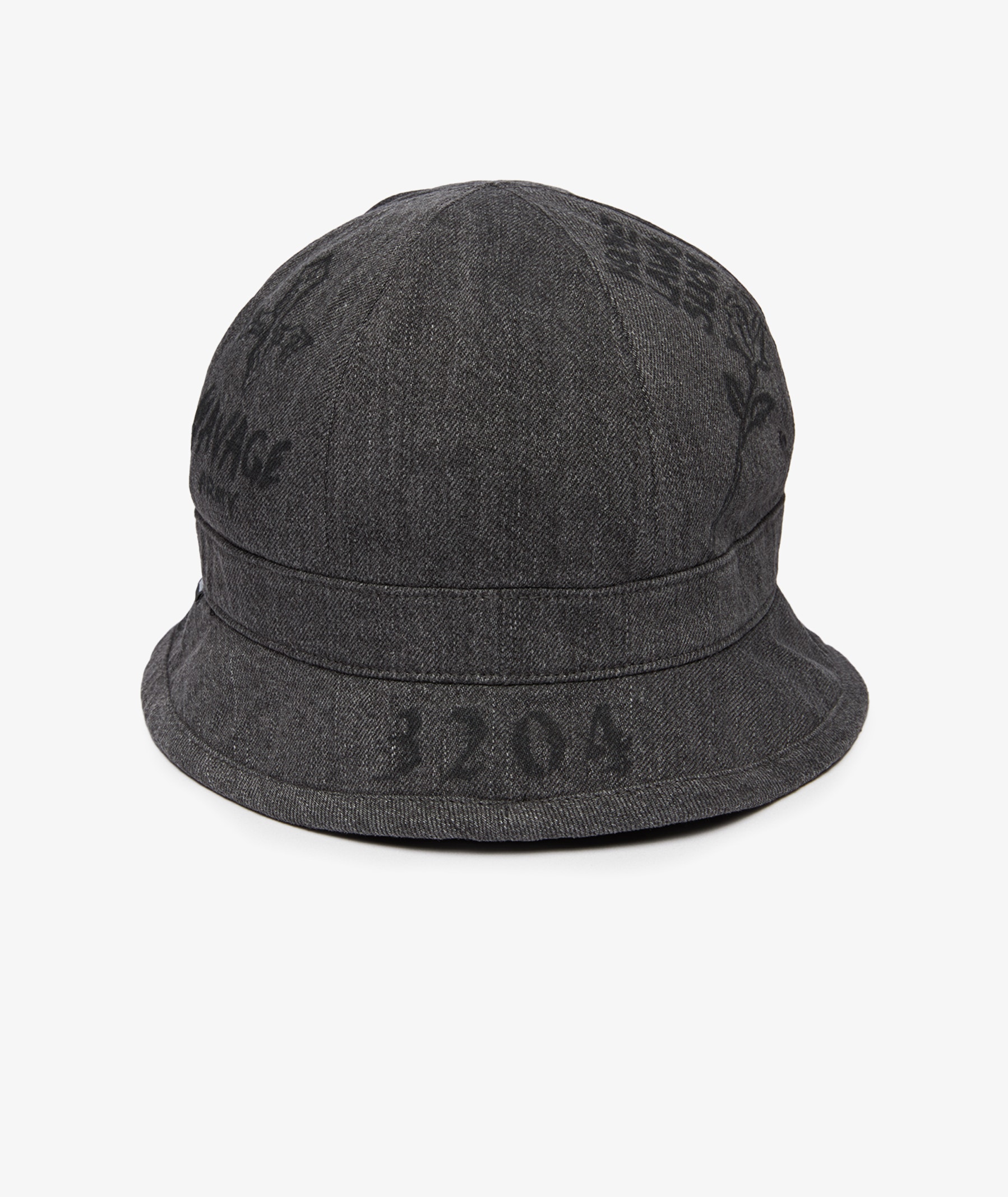 Black Neighborhood Fade Denim Ball Hat | SVD