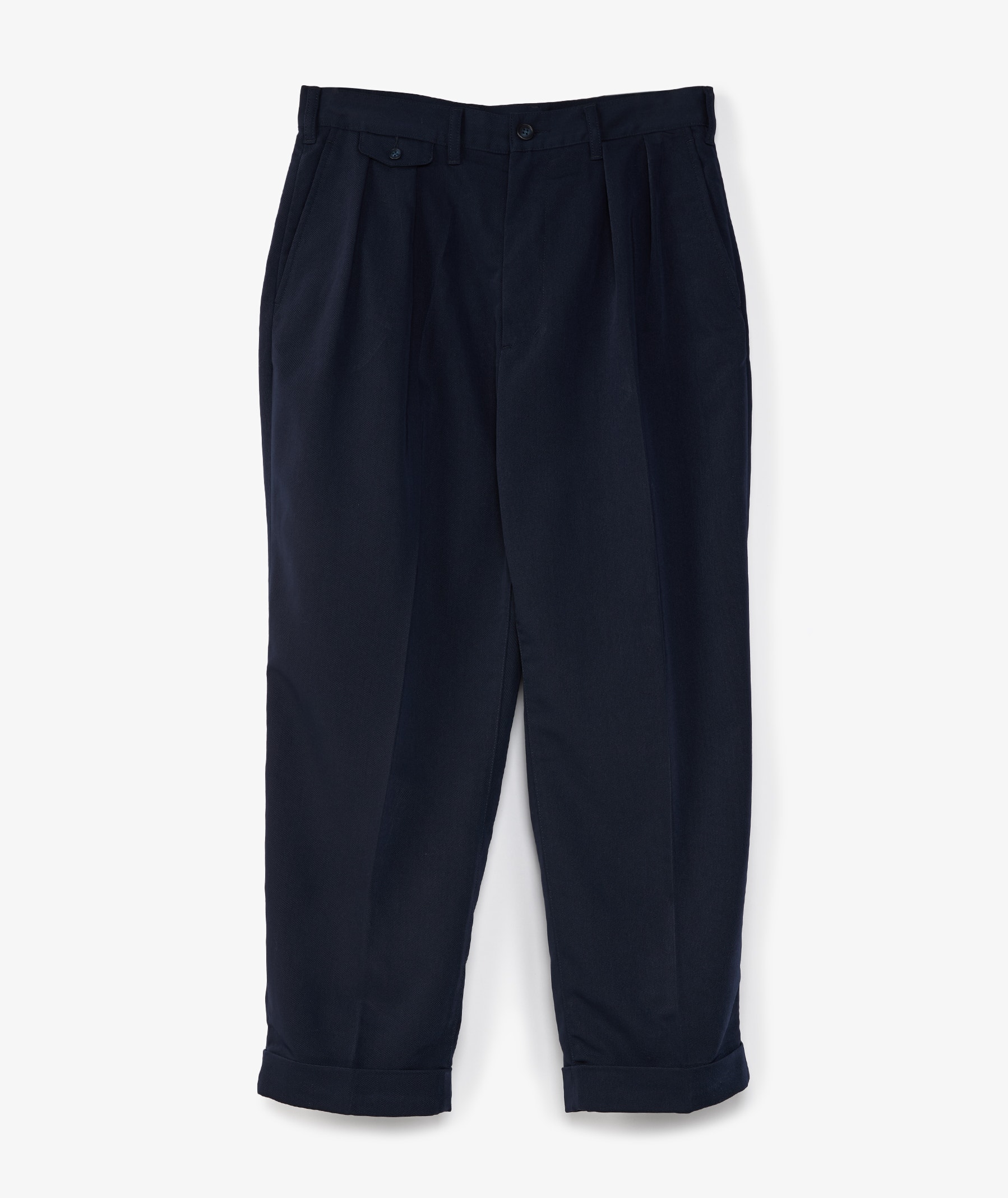 Beams Plus 2 Pleats PE Twill Pants in Dark Green | SVD USA