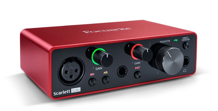 Focusrite Scarlett Solo 3rd Gen USB Audio Interface | Sweetwater