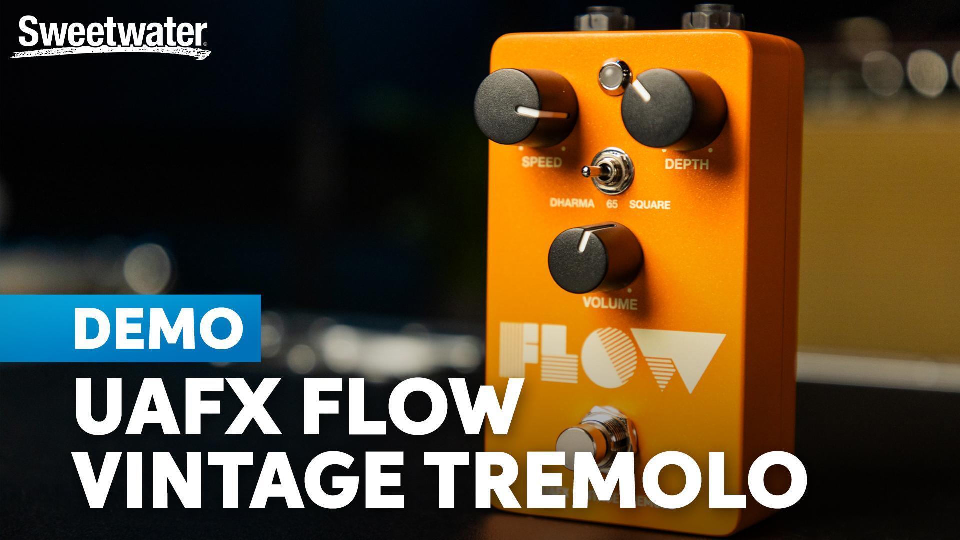 Universal Audio UAFX Flow Vintage Tremolo Pedal | Sweetwater