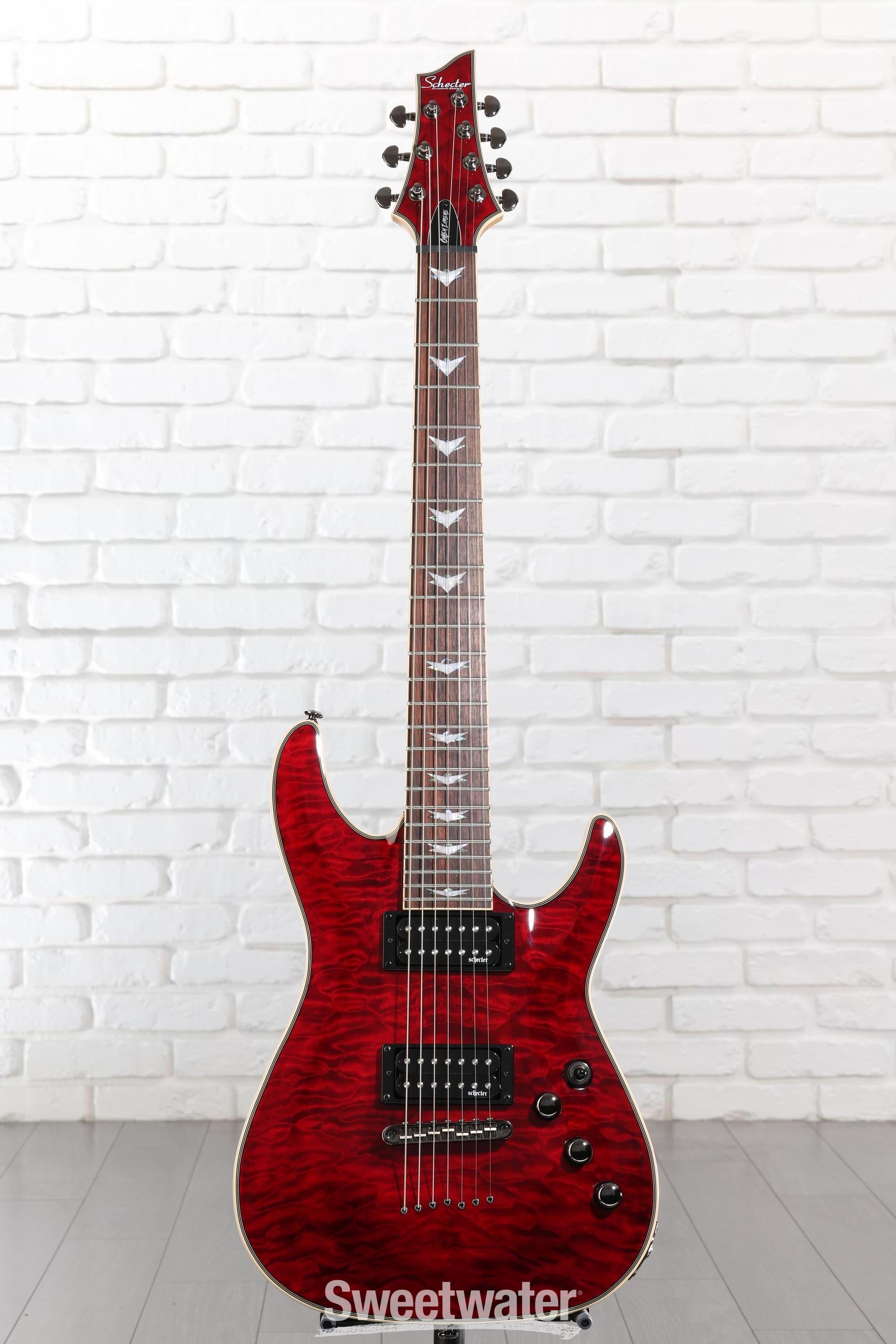 Schecter Omen Extreme-7 Electric Guitar - Black Cherry | Sweetwater