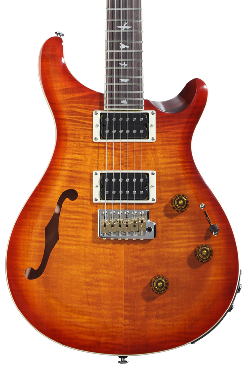 PRS SE Custom 24 Semi-Hollow Piezo Electric Guitar - Vintage