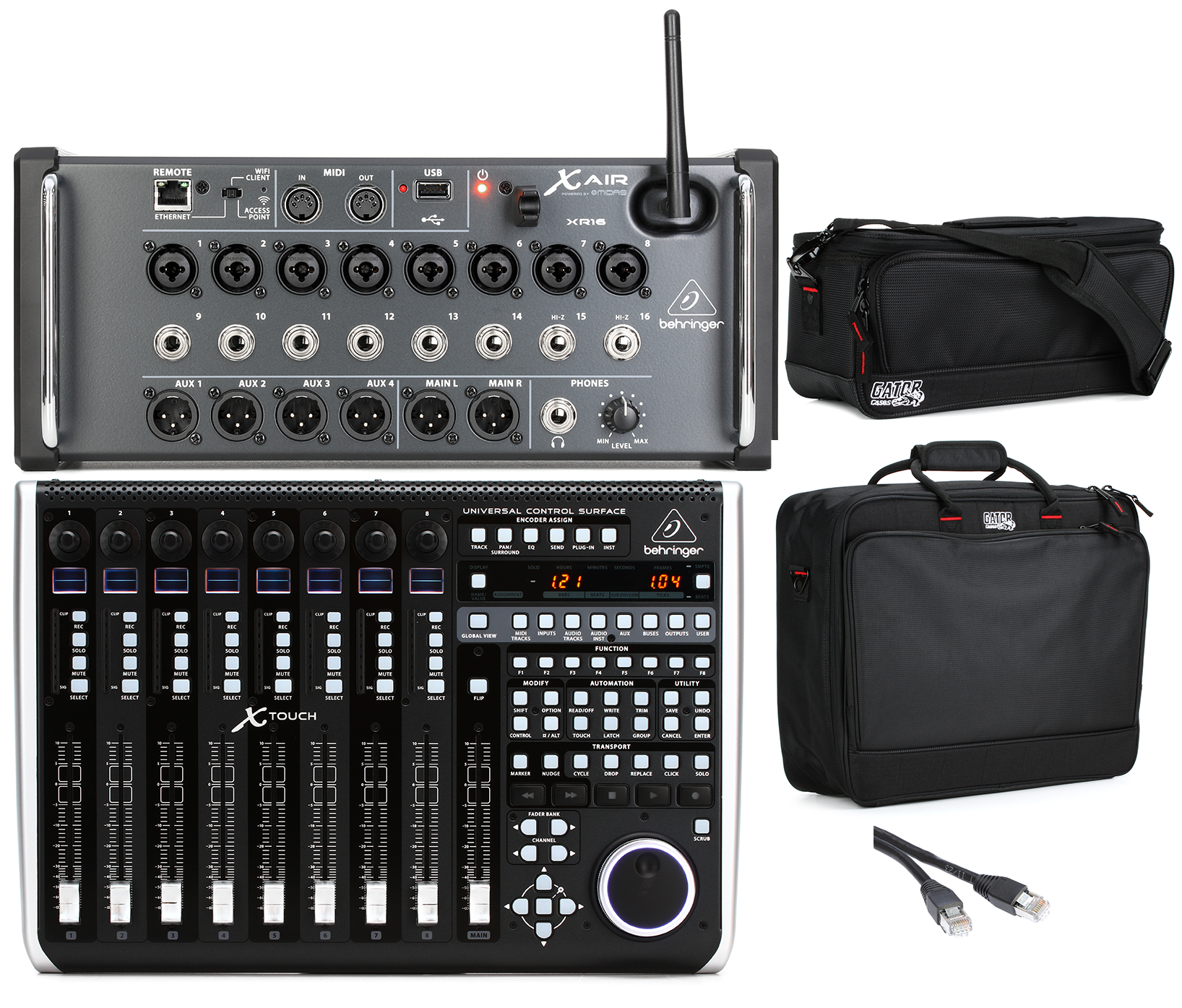 Behringer X Air XR16 16-channel Tablet-controlled Digital Mixer