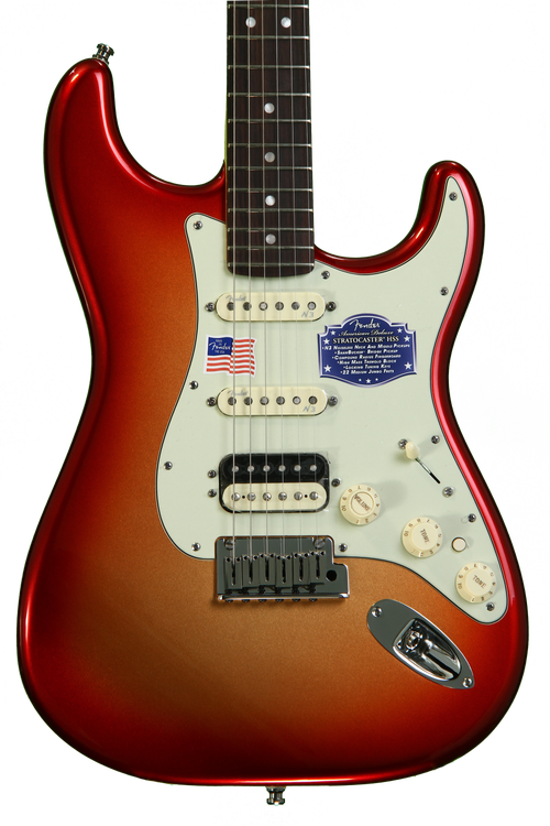 Fender American Deluxe Stratocaster HSS Shawbucker - Sunset
