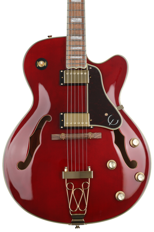 Epiphone Joe Pass Emperor-II PRO Hollowbody Electric Guitar - Wine