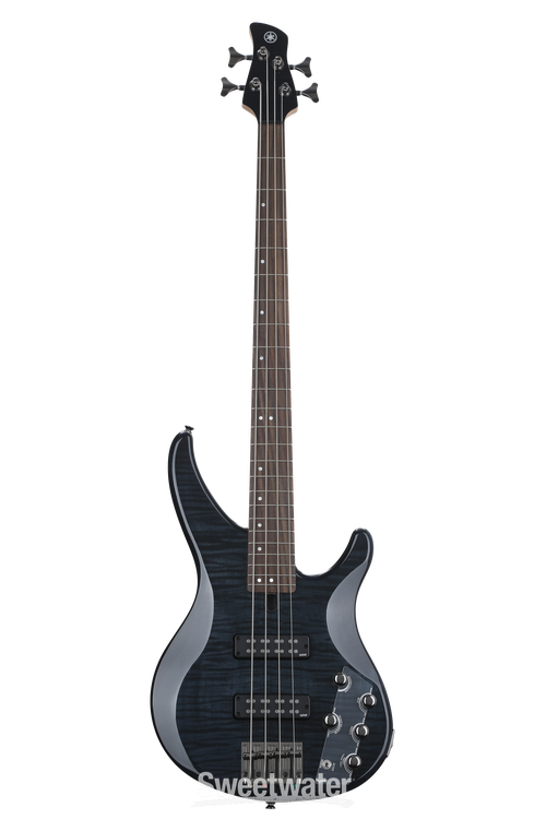 Yamaha TRBX604FM 4-string Bass Guitar - Translucent Black | Sweetwater