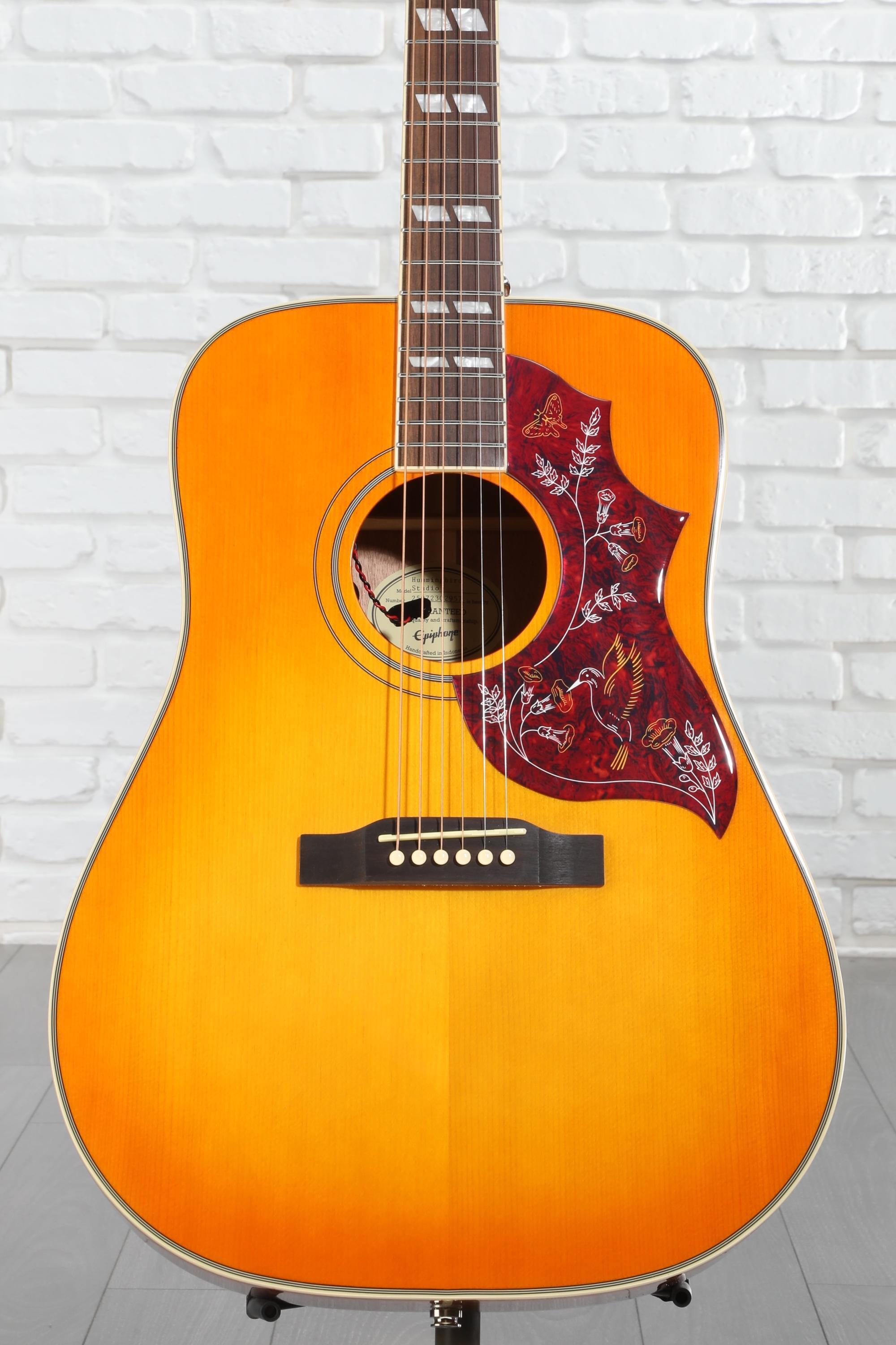 Epiphone Hummingbird Studio Acoustic-electric Guitar - Heritage