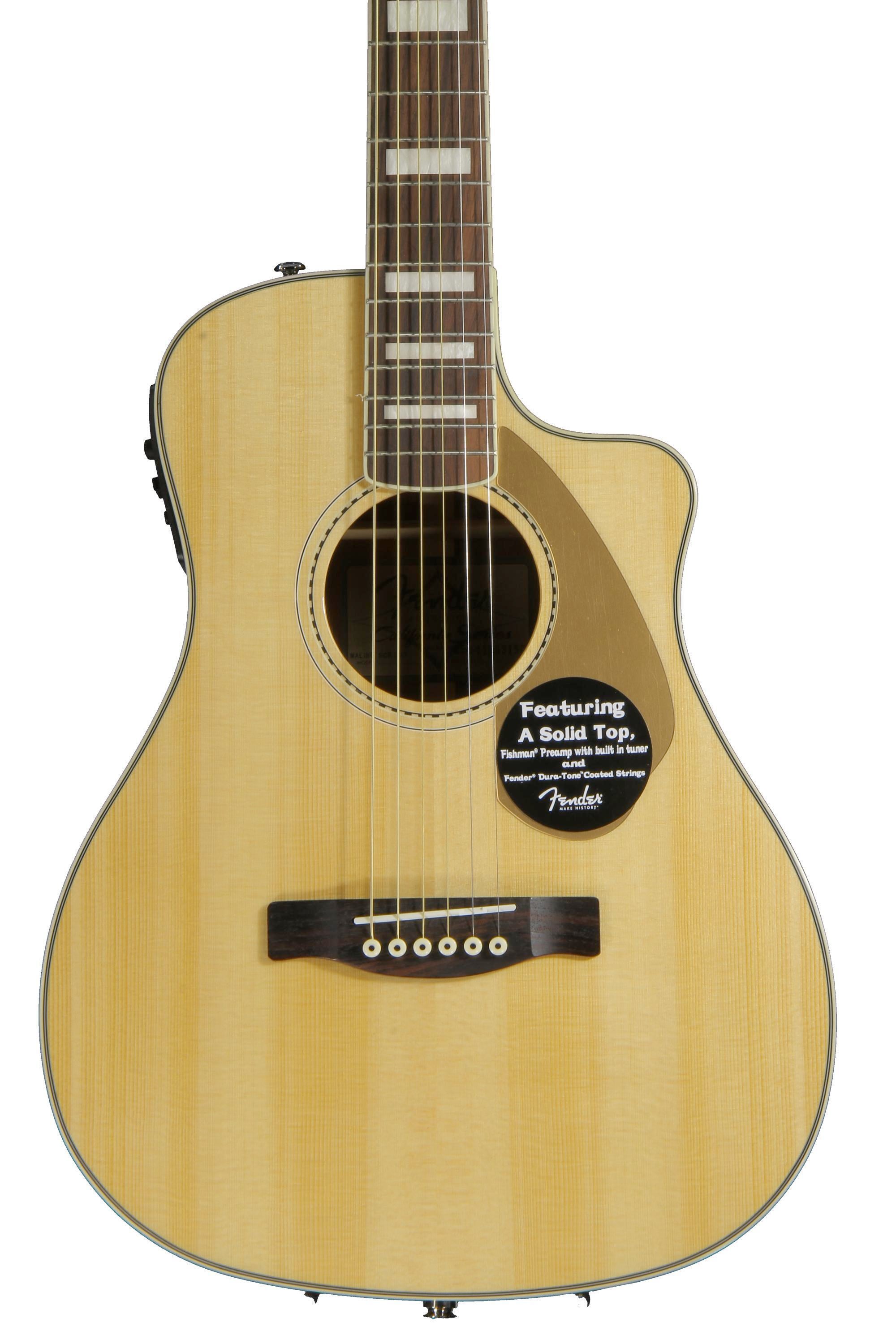 Fender Malibu SCE - Natural | Sweetwater