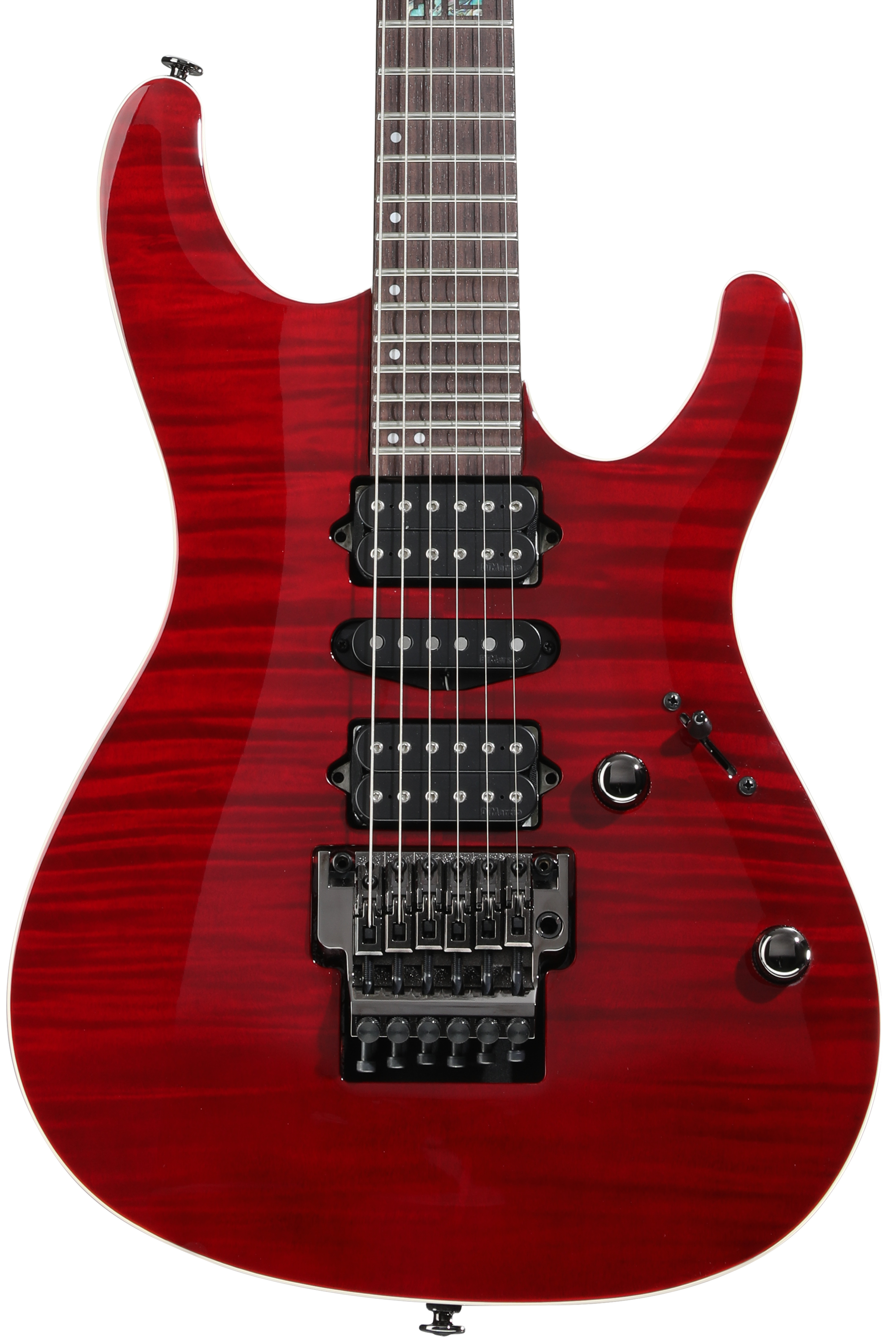 Ibanez KIKO100 Kiko Loureiro Signature Prestige - Transparent Ruby