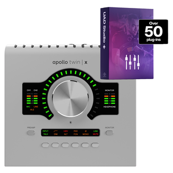 Universal Audio Apollo Twin MKII SOLO 10x6 Thunderbolt Audio