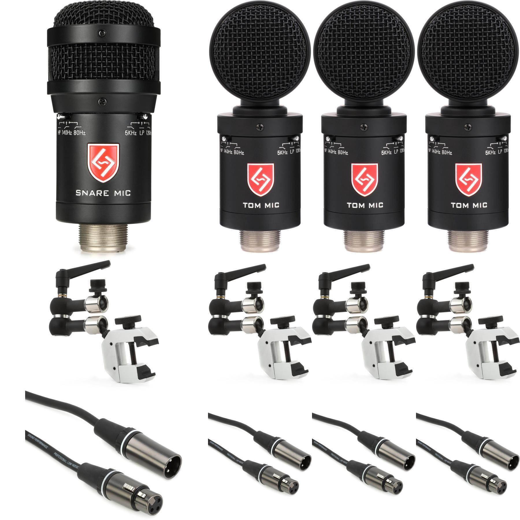Lauten Audio FET Condenser Snare and Toms Microphone Bundle