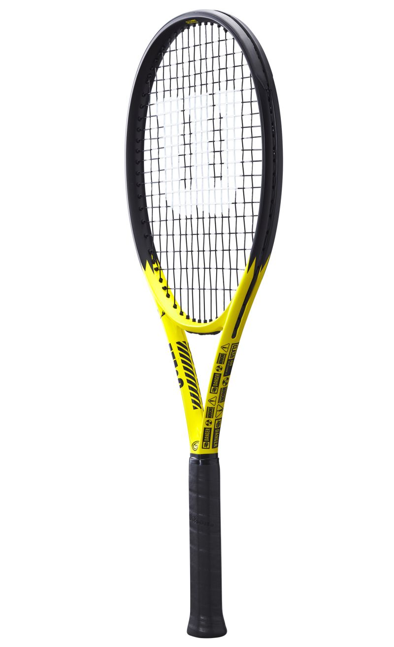 Tennis racket Wilson Minions Clash 100 V2.0 - yellow/black