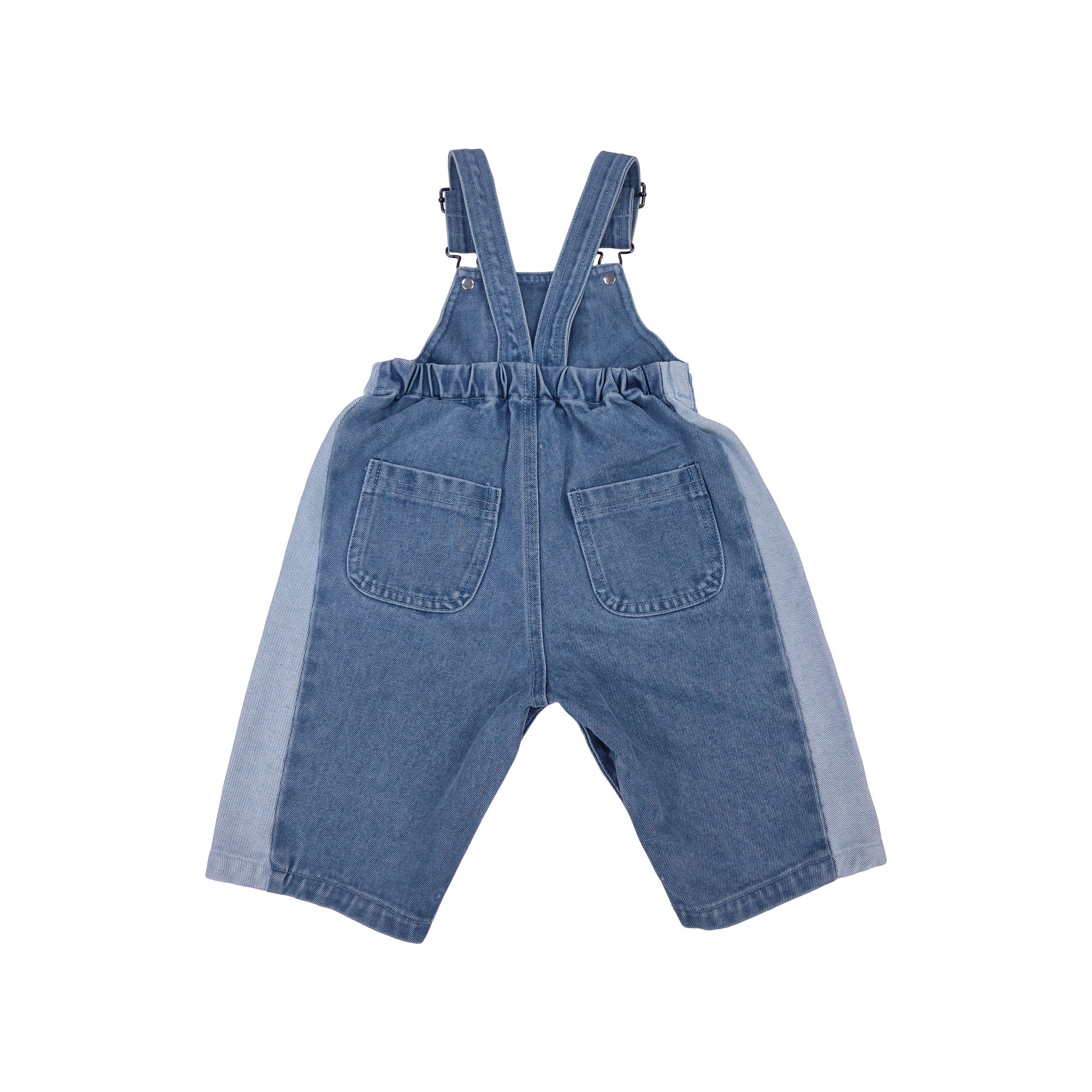 soll. the label】- ソルザレーベル - Kids Two-Tone Denim Overalls