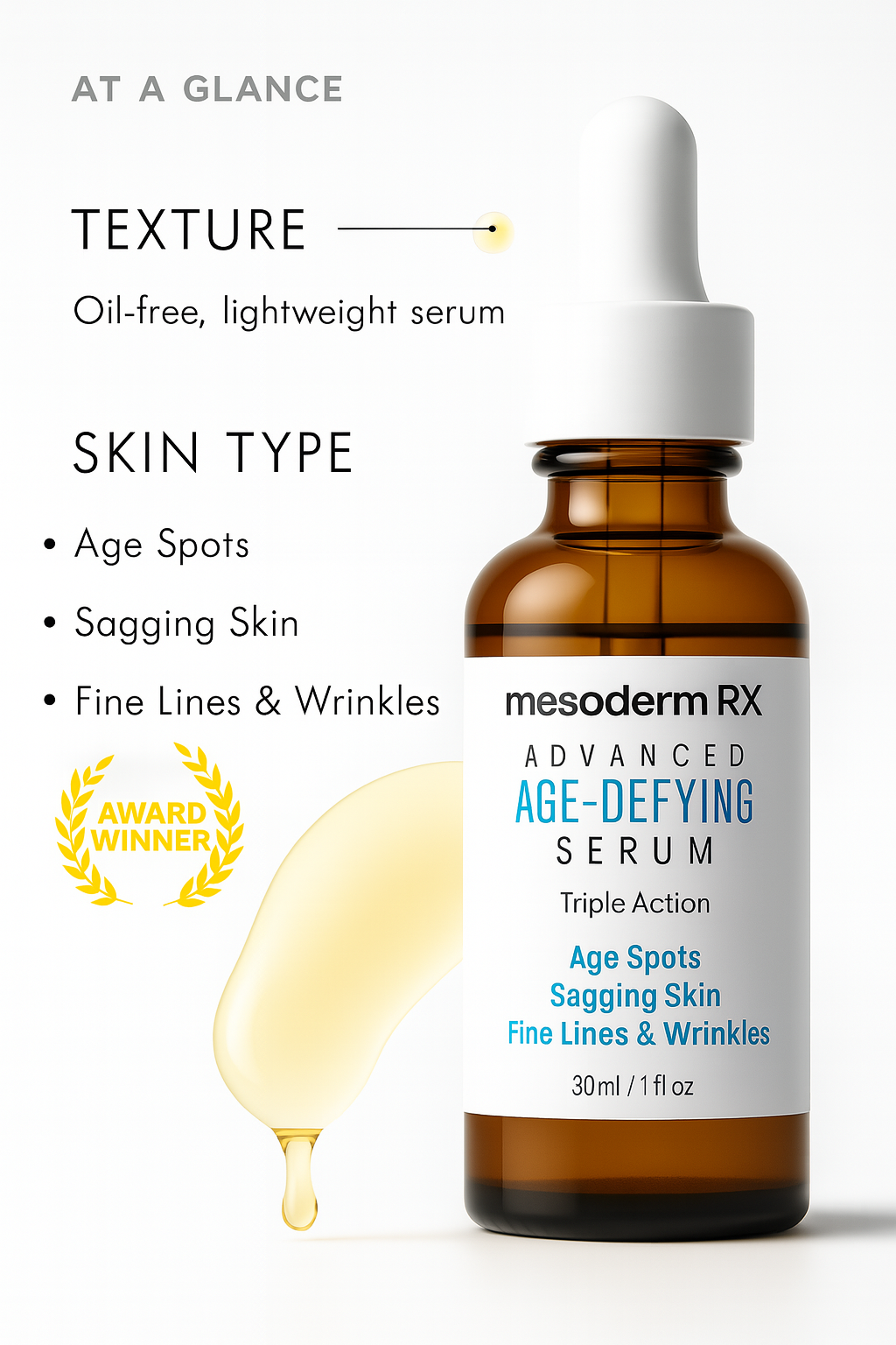 Advanced Triple Action Age-Defying Serum – Mesoderm RX