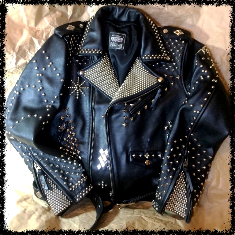 LEATHER RIDERS JACKET - STUDS CUSTOMIZE - | METAL JACKET® Official