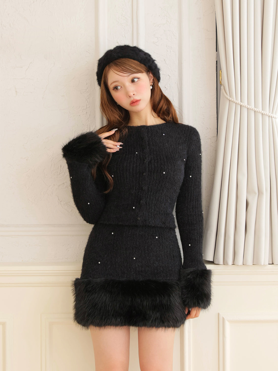 Etoile ribbon beret(eme10833) – M me eme