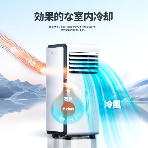 ZAFRO - スポットクーラー 家庭用 8畳-10畳 J0A4217-9K-ZA の評価