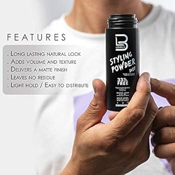 Amazon.com: L3 Level 3 Styling Powder - Natural Look Mens Powder