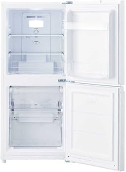 Amazon | ORIGINALBASIC 冷蔵庫 2ドア 右開き 121L [冷凍室 48L] 幅