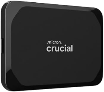 Crucial X9 4TB Portable SSD, Up to 1050MB/s, USB 3.2 USB-C