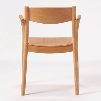 Amazon.co.jp: 無印良品 オーク材ダイニングアームチェア R幅56.5×奥行