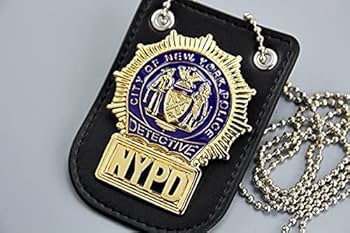 Amazon.co.jp: ホルダー付 NYPD ニューヨーク市警察 NYPD ポリスバッジ