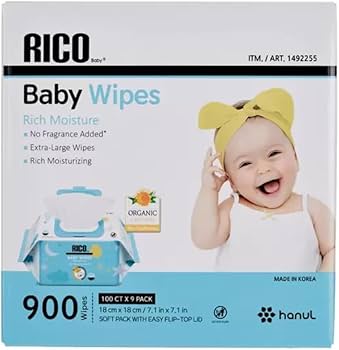 Amazon.co.jp: コストコ RICO 赤ちゃん用 おしりふき900枚無香料