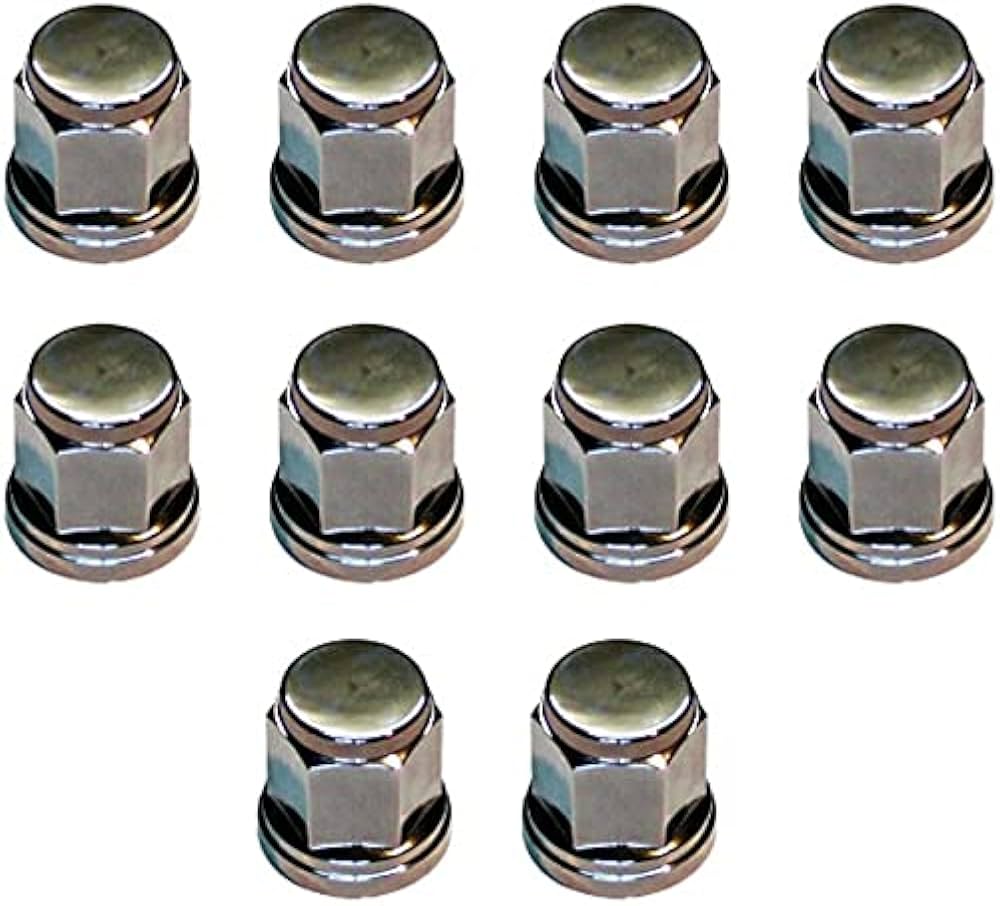 Amazon.co.jp: トラック用ナットキャップ 10個 ISO 33mm クローム