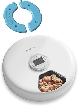 Amazon | ブリシア ウェットフード対応 自動給餌器 タイマー式 乾電池