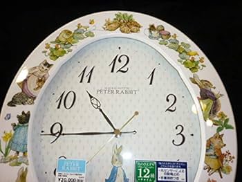 Amazon.co.jp: セイコークロック製 ピーターラビット 電波掛時計